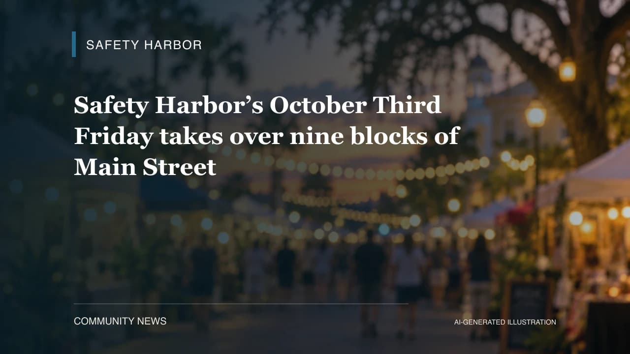 Safety Harbor’s October Third Friday takes over nine blocks of Main Street